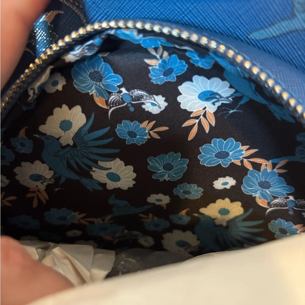 Loungefly Harry Potter Ravenclaw floral mini backpack - Picture 11 of 13